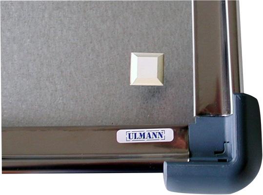 VITRINE AFFICHAGE INTÉRIEUR INOX FOND TÔLE, 128 X 137 CM 24A4 - MANUTAN COLLECTIVITÉS