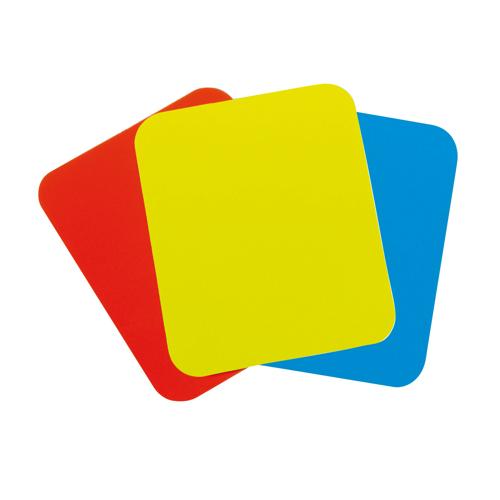 CARTON ARBITRE HAND - CASAL SPORT - JAUNE, ROUGE, BLEU