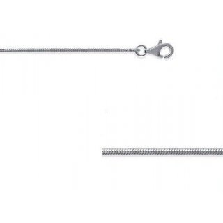 LOT DE 3 CHAINES MAILLE SERPENT 1 ET 1.2 MM - 3 TAILLES