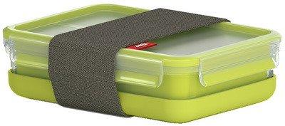 LUNCHBOX CLIP & GO, 1,20 LITRES, TRANSPARENT / VERT - LOT DE 2