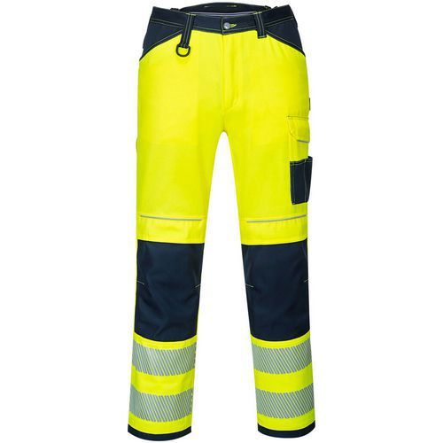 PANTALON PW3 HAUTE VISIBILITÉ WORK PW340 BLEU/JAUNE 33 - PORTWEST