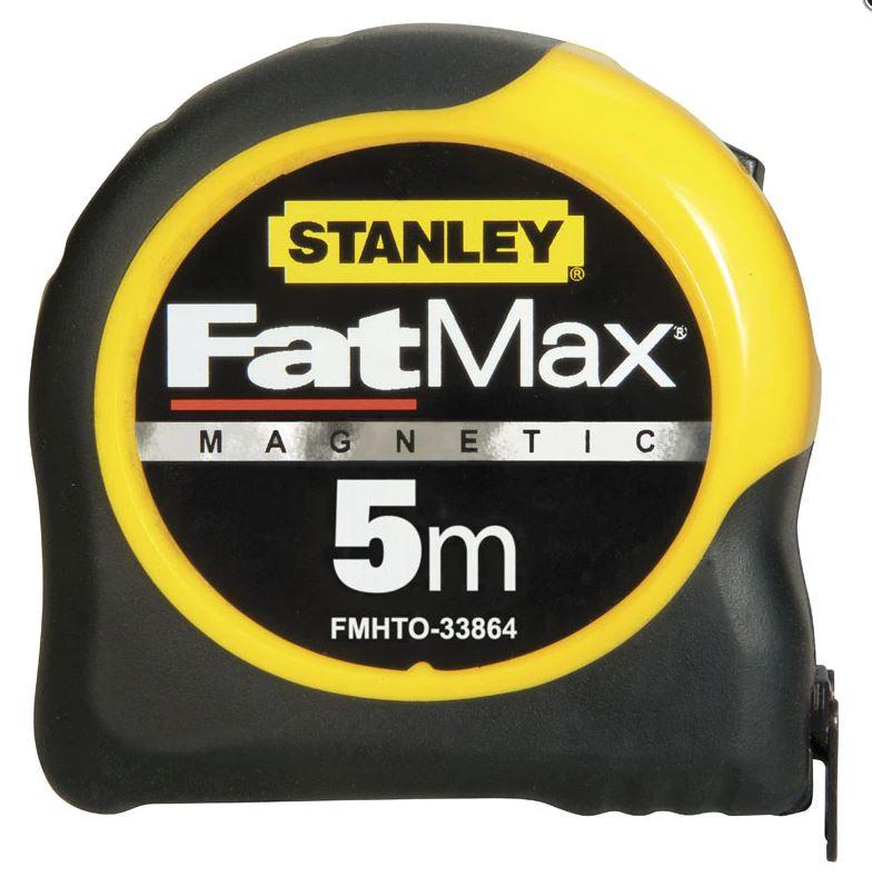 Mètre ruban ultra large Stanley Fatmax Blade Armor, Longueur m : 8 m, Modèle : Ruban sans crochet_0