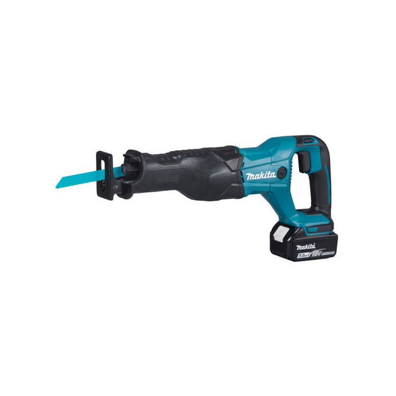 SCIE RÉCIPRO 18V + 2 BATTERIES 5AH + CHARGEUR + COFFRET - MAKITA - DJR186RTE