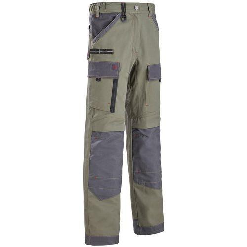 PANTALON DE TRAVAIL RULER KAKI/GRIS T1 - LAFONT