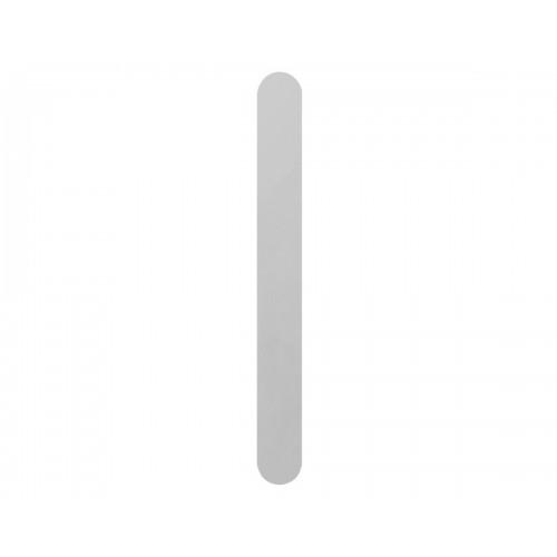 PLAQUE ARRIÈRE ÉTROITE BORGNE - FIXATION INVISIBLE - 30 X 245 X 12 MM - INOX SATINÉ KARCHER DESIGN