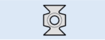 PLAQUETTE 22X16X5  RAYON 1,5 POUR OUTILS LEUT