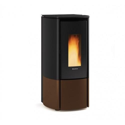 POÊLE À GRANULÉS ÉTANCHE - 9 KW- RÉSERVOIR 20 KG - BRONZE - KATIA 9 LA NORDICA EXTRAFLAME