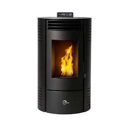 Poêle à granulés étanche Azora 11,6 kW Noir Sannover - noir acier 3760401213566_0