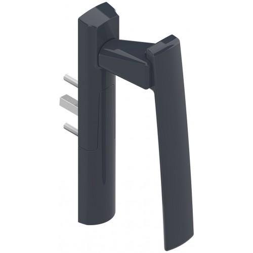POIGNÉE SARENA EXTÉRIEURE DÉPORTÉE POUR PORTE COULISSANTE DS8524 - ANTHRACITE MAT 7016 - MAIN GAUCHE LA CROISÉE DS