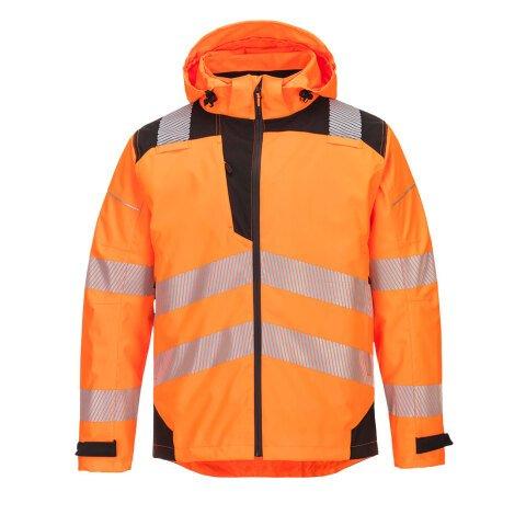 PORTWEST PW360 VESTE IMPER-RESPIRANTE EXTREME PW3 ORANGE/NOIR - TAILLE 4XL