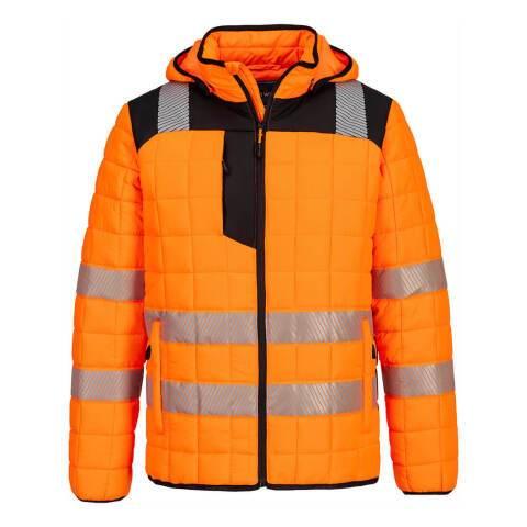 PORTWEST T165 VESTE HYBRIDE BAFFLE HV PW3 ORANGE/NOIR - TAILLE L