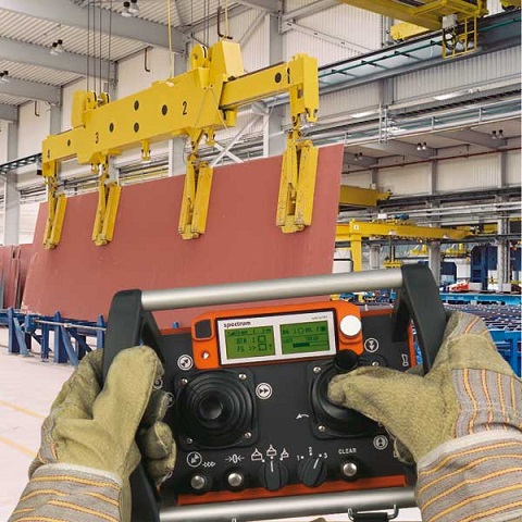 Pupitre Spectrum A - Télécommande radio industrielle avec écran LCD et multiples options_0