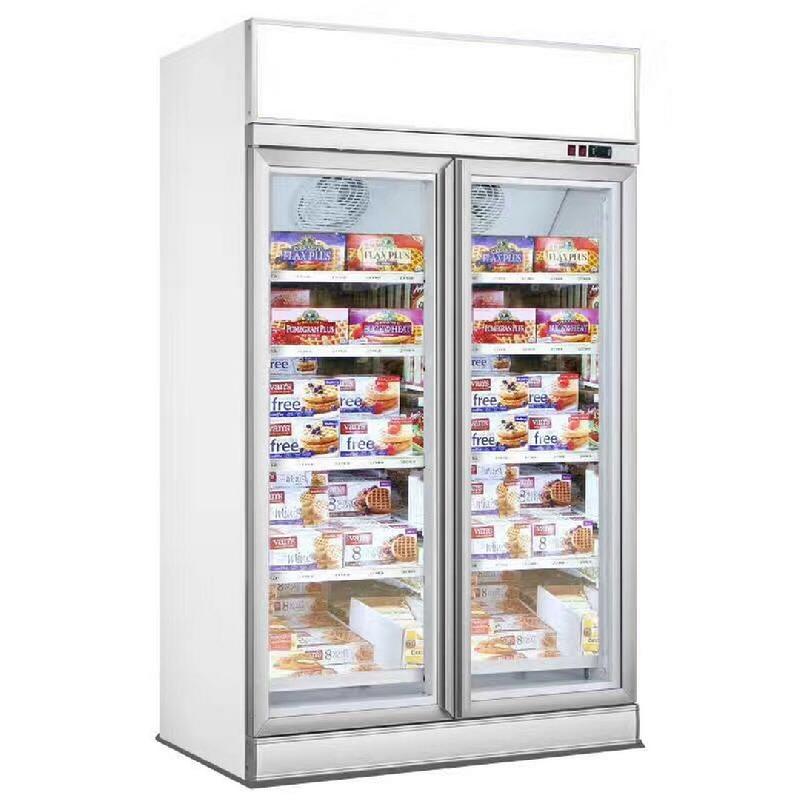 Réfrigérateur libre service 2 portes en verre ins-1000r - 7455.2400_0