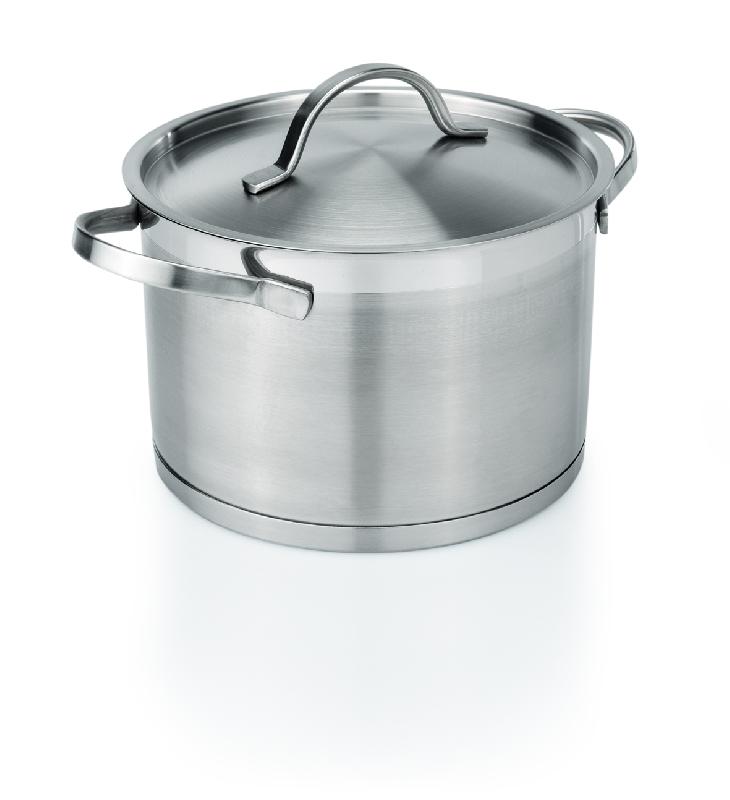 SÉRIE D’USTENSILES DE CUISINE COOKWARE 54 - FAITOUT AVEC COUVERCLE, Ø : 240 X HAUTEUR : 165 - 7 L