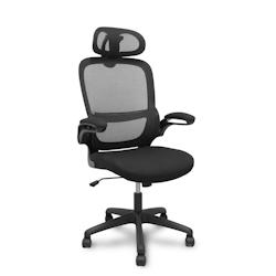 Silla Pro525 respaldo malla negro asiento tela color negro y cabecero - multi-matériau 525BM840B840RNC_0
