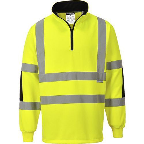 SWEATSHIRT HAUTE VISIBILITÉ RUGBY XENON B308 JAUNE M - PORTWEST