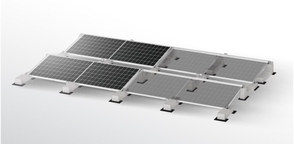 Système de renfort et fixation pour grands modules photovoltaïques - Résistance au vent et à la neige -No-Flex_0