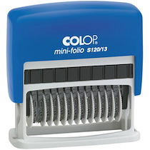 TAMPON NUMEROTEUR MINI DATER S120/13, 13 POSITIONS