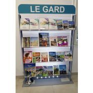 Tourisme - porte-brochure Guinaudeau - hauteur 1200mm ou 1400mm - normes handicap et design ergonomique_0