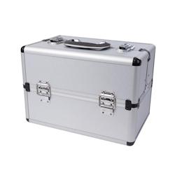 Valise à Outils PEREL avec Compartiments Amovibles - Serrure à Clé - Angles Arrondis - 360 x 220 x 250 mm - 3701123995941_0