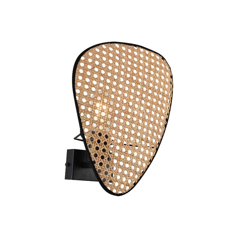VIOKEF APPLIQUE MURALE GHEISA EN ROTIN, À 1 LAMPE