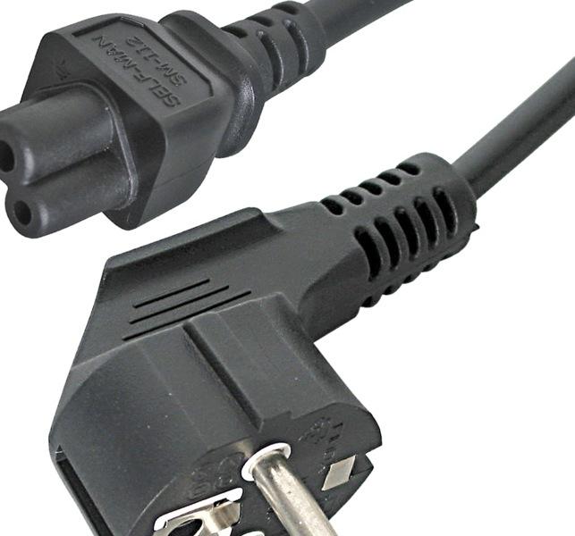 European Power Cord - Kit - Dell 450-AEKG - Cordon d'alimentation électrique 1m Male/Male - Connecteur IEC 320_0