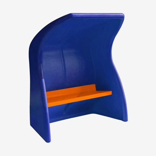 ABRI DE TOUCHE MONOBLOC BLEU - ASSISE BANC
