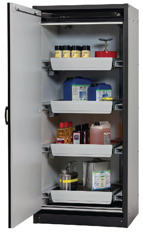 ARMOIRE SÉCURITÉ Q-CLASSIC-30 Q30.195.086.WD GRIS/JAUNE - MANUTAN COLLECTIVITÉS