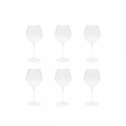 Aulica Verres à vin vagues - lot de 6 - transparent 228101_0