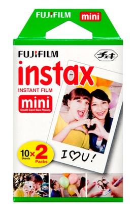 PAPIER PHOTO INSTANTANÉ FUJIFILM FILM INSTAX MINI BIPACK (20 PHOTOS)