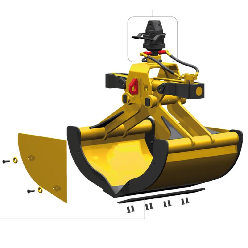 Bennes preneuses R74AF - Capacités de 200L à 500L - Catégorie 1-7T_0