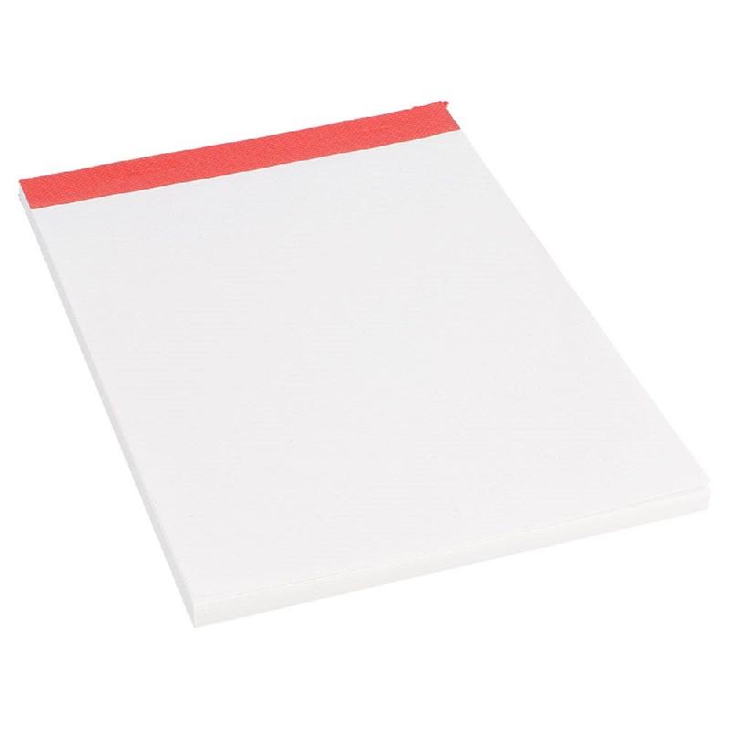 Bloc note blanc (1/8) 80 feuilles 15,7x10,5cm - par 120_0