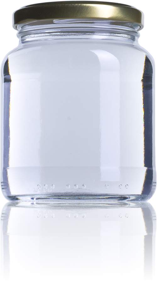 Bocal Ribera 370 - 370ml - Verre blanc - Forme cylindrique - Twist Off TO 66_0