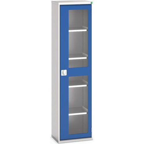 BOTT 1 ARMOIRE VERSO PORTES TRANSPARENTES AVEC 4 TABLETTES 525X350X2000_BOTT