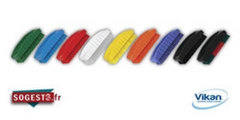BROSSE À ONGLES, FIBRES DURES JAUNE