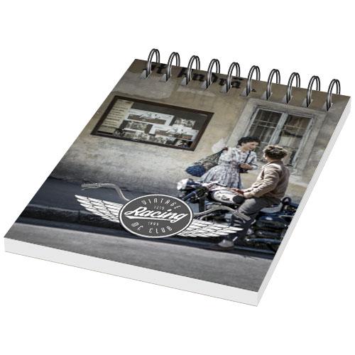 Cahier Desk-Mate® A6 à spirale - couverture polypropylène 500 microns - 50 ou 100 feuilles papier 80g/m²_0