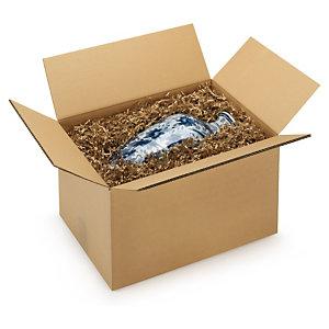 CAISSE CARTON PALETTISABLE BRUNE DOUBLE CANNELURE RAJA - ADAPTÉE PALETTE 100X120 CM