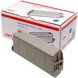 CARTOUCHE LASER OKI CYAN C7100 C7300 C7500