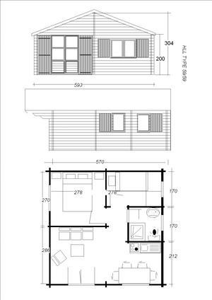 Chalets hll - pavillons hll 22m²_0