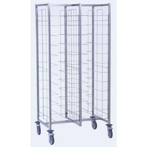 CHARIOT DE CAFÉTÉRIA 2 X 12 NIVEAUX ENTRÉE SENS LARGEUR