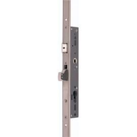 CITY-ISEO SERRURE 1 PT BLINDO PÊNE DORMANT 1/2T EA92 AXE 28 TÊTIÈRE U INOX 326*24*6 COFFRE43.5 MM