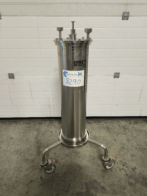 Colonne de chromatographie en acier inoxydable amersham pharmacia biotech fine line d'occasion 24 litres_0