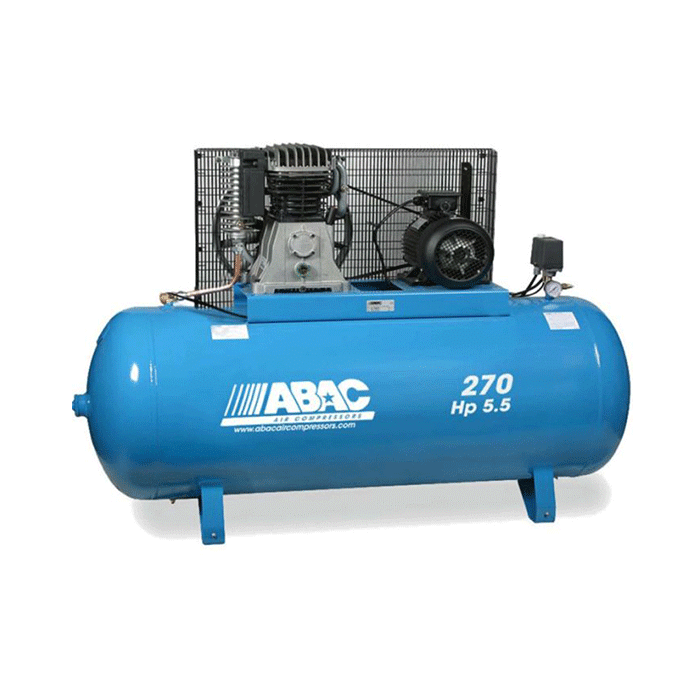Compresseur d'air 270 litres 10 bar marche lente 5,5 cv ABAC - 11572278_0