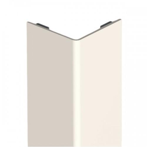 CORNIÈRE MURALE ANTICHOC ADHÉSIVE - PVC BEIGE - 3 M - 57X57 MM DINAC