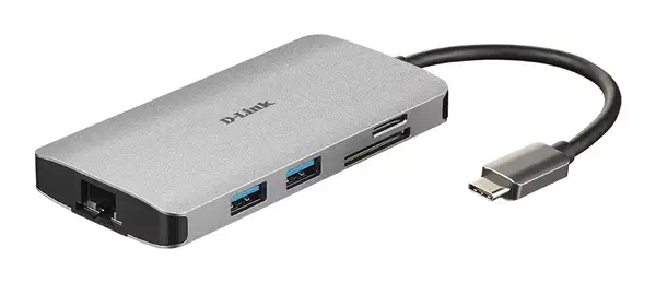 D-Link DUB-M810 station d'accueil Avec fil USB 3.2 Gen 1 (3.1 Gen 1) Type-C Aluminium_0
