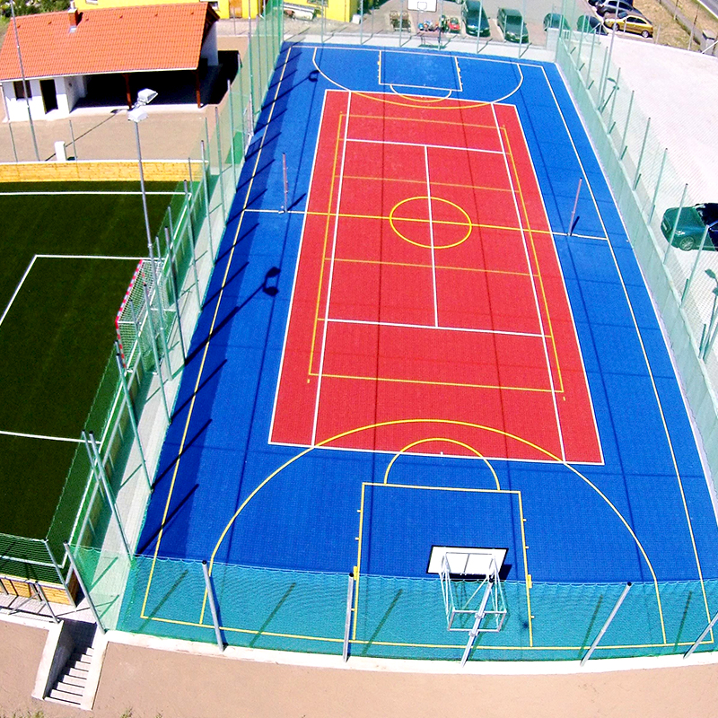 Dalle de sol clipsable pour terrain de tennis_1
