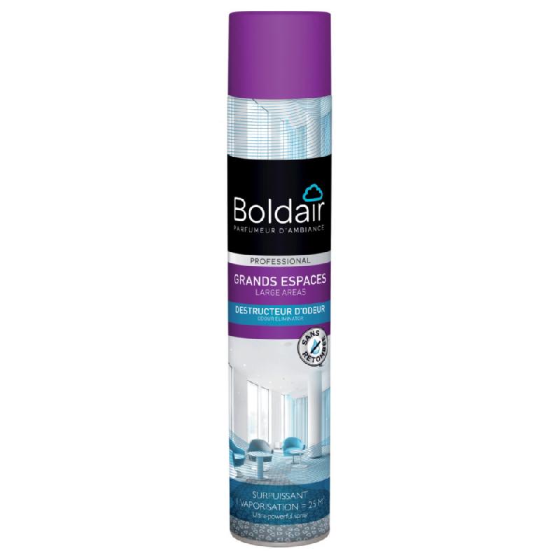 DÉSODORISANT BOLDAIR GRANDS ESPACES DESTRUCTEUR D'ODEURS NEUTRE 750 ML