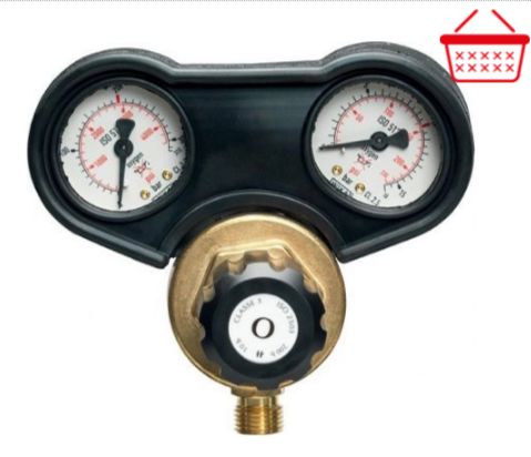 Détendeur de gaz - express - oxygène - réf. 2930 - manodétendeur EN ISO 2503 avec 2 manomètres et soupape de sécurité_0