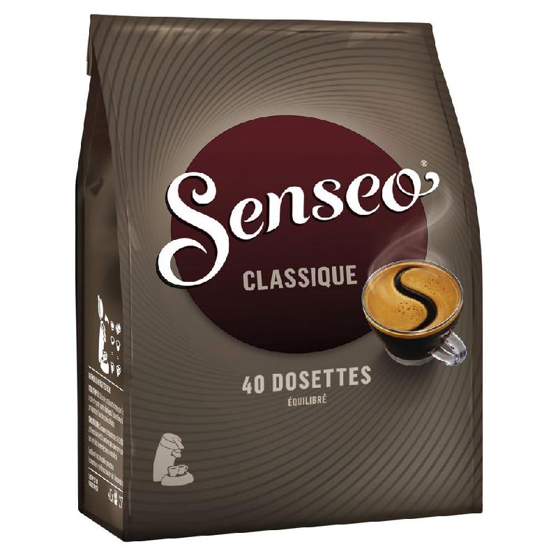 DOSETTES DE CAFE MOULU SENSEO CLASSIQUE - 297 G - EQUILIBRE - PAQUET DE 40 DOSETTES