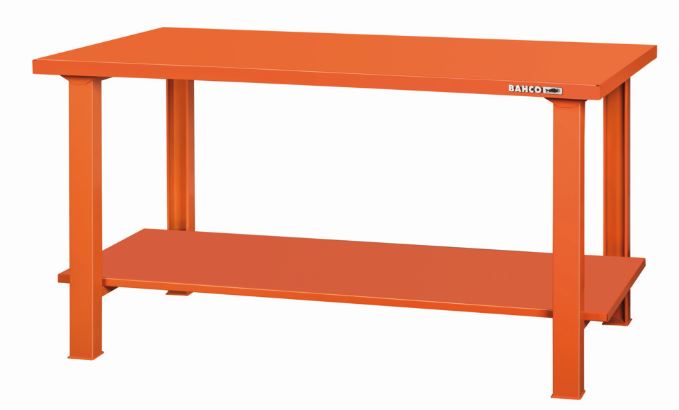 Établi usage intensif avec étagère inférieure - 1800 mm - 1495WB18TSBT - capacité de charge maxi 1,5 T_0